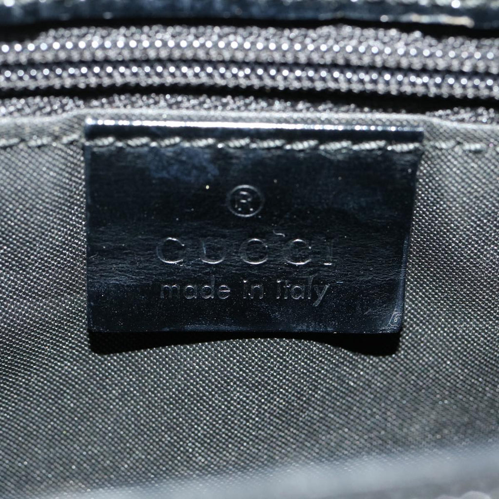 GUCCI GG Canvas Tote Bag Nylon Black ki1925