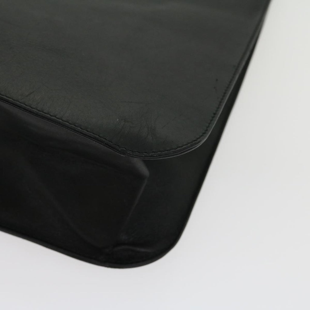 GUCCI Shoulder Bag Leather Black ki2071