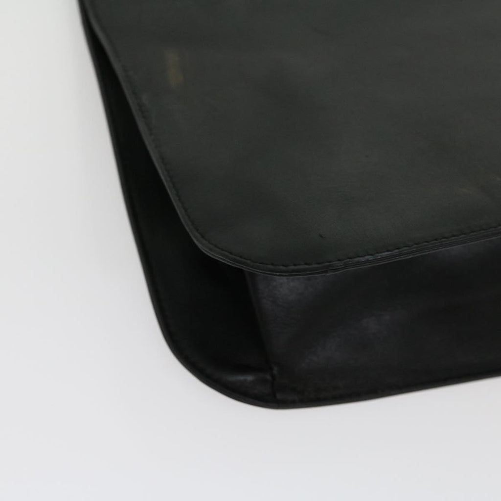 GUCCI Shoulder Bag Leather Black ki2071