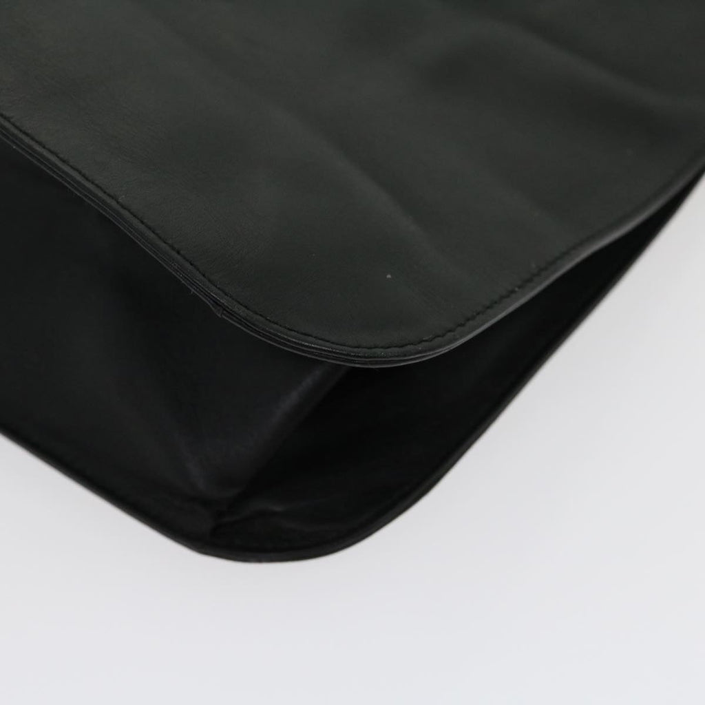 GUCCI Shoulder Bag Leather Black ki2071