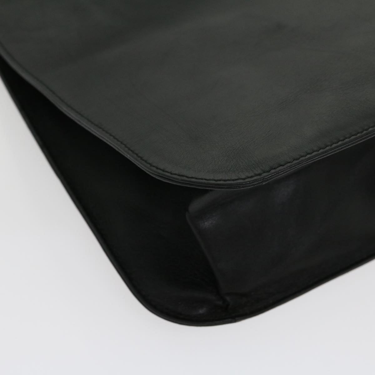 GUCCI Shoulder Bag Leather Black ki2071