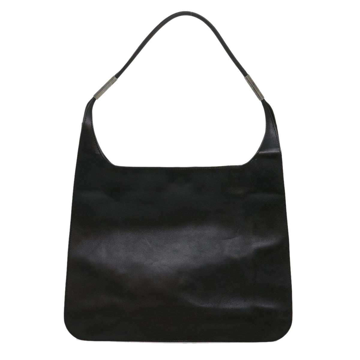 GUCCI Shoulder Bag Leather Black ki2071