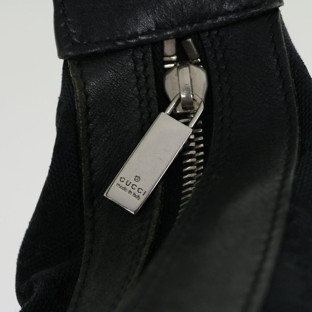GUCCI GG Canvas Shoulder Bag Black ki2082