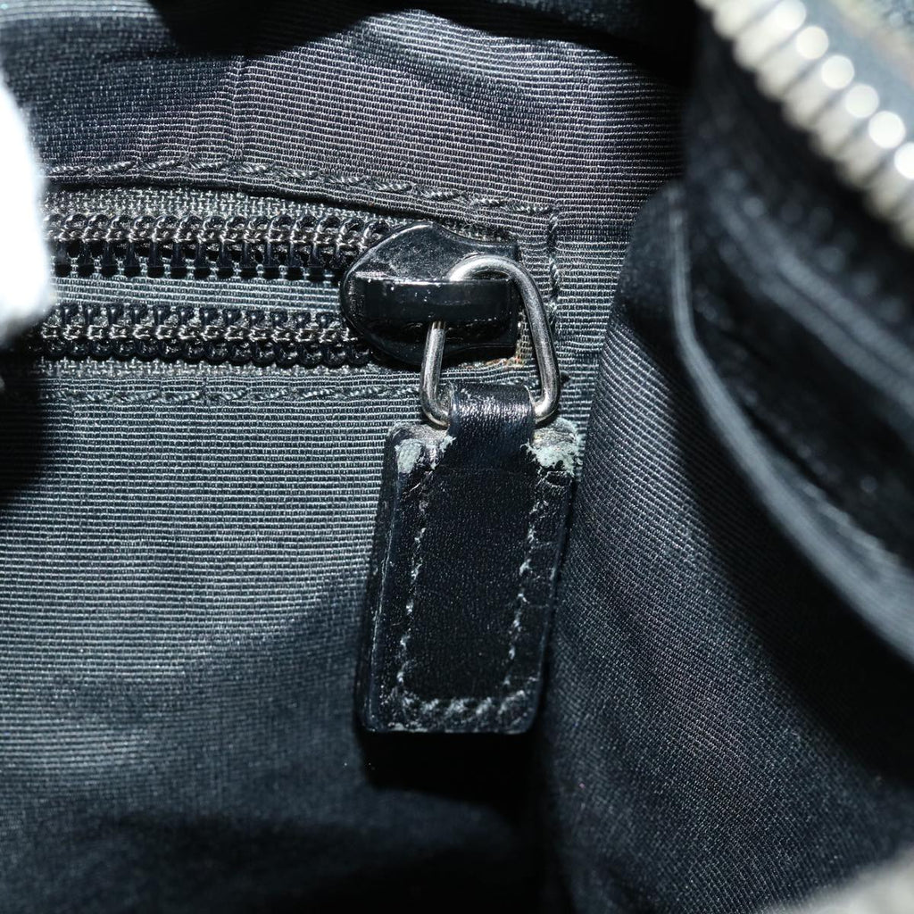 GUCCI GG Canvas Shoulder Bag Black ki2082