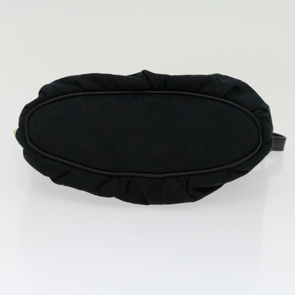 GUCCI GG Canvas Web Sherry Line Pouch Black Red Green ki2089A