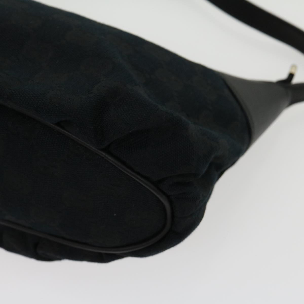 GUCCI GG Canvas Web Sherry Line Pouch Black Red Green ki2089A