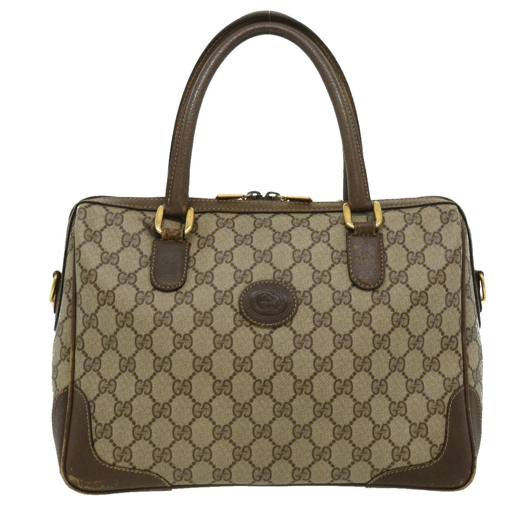 GUCCI GG Canvas Hand Bag 2way Beige 002.122.0033 ki2104