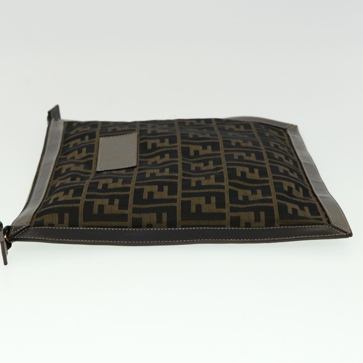FENDI Zucca Canvas Pouch Brown ki2108
