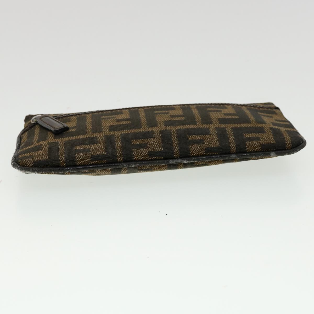 FENDI Zucca Canvas Pouch Brown ki2134