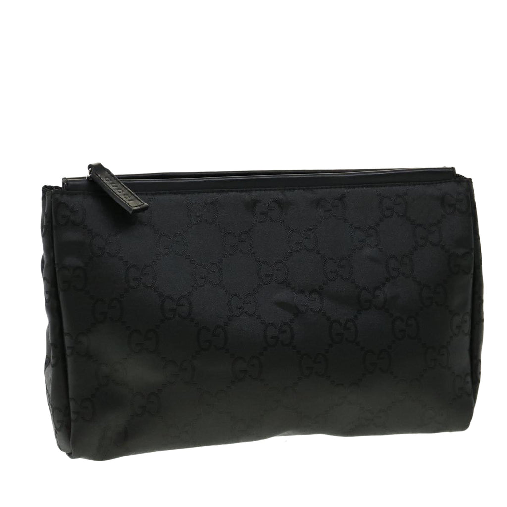 GUCCI GG Canvas Clutch Bag Black ki2143