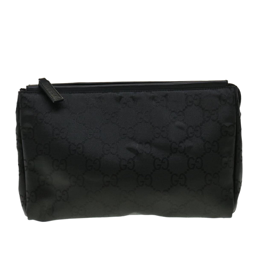 GUCCI GG Canvas Clutch Bag Black ki2143