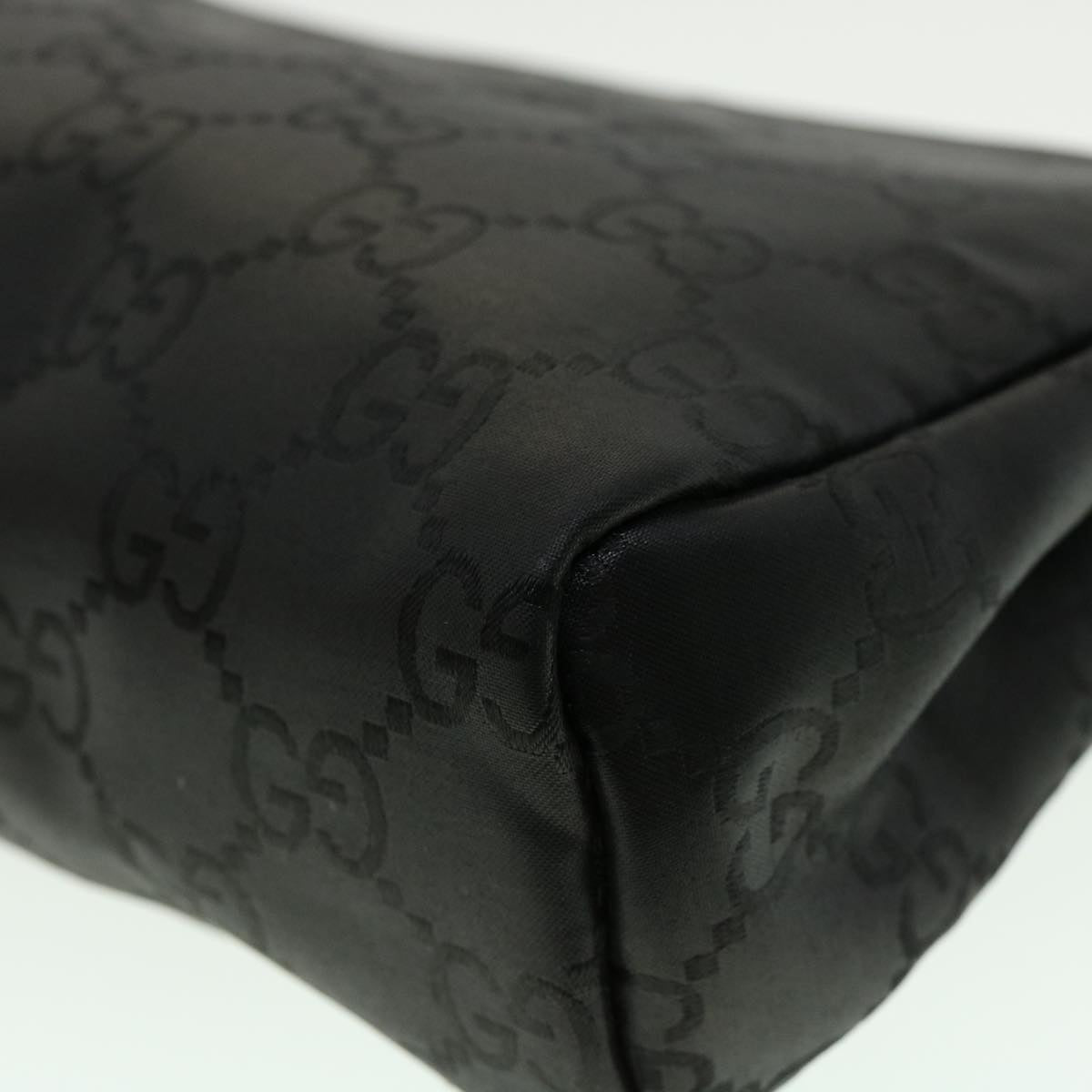 GUCCI GG Canvas Clutch Bag Black ki2143