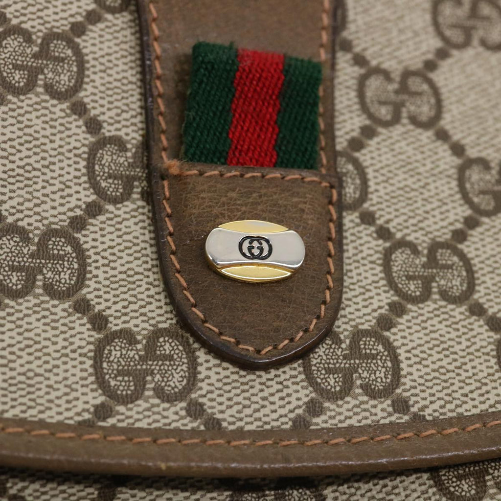 GUCCI GG Canvas Clutch Bag Beige ki2173