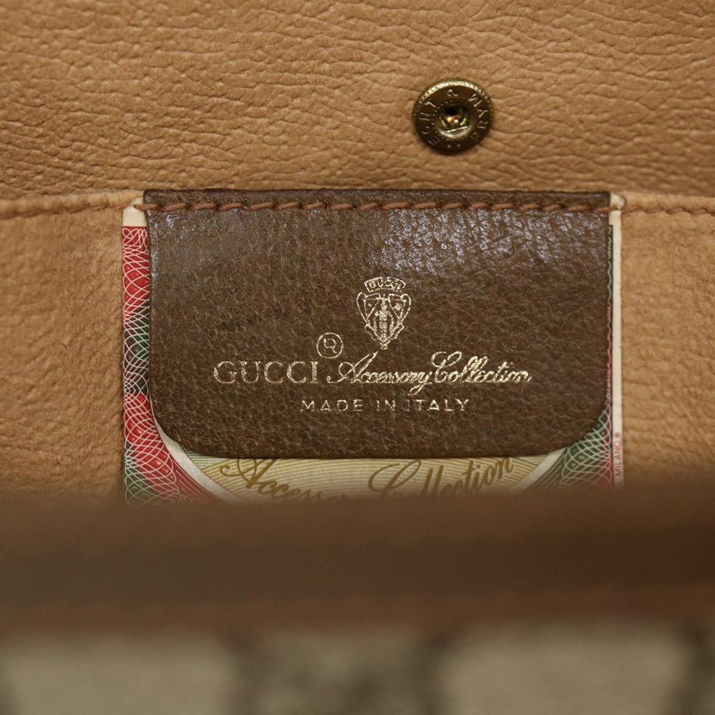 GUCCI GG Canvas Clutch Bag Beige ki2173