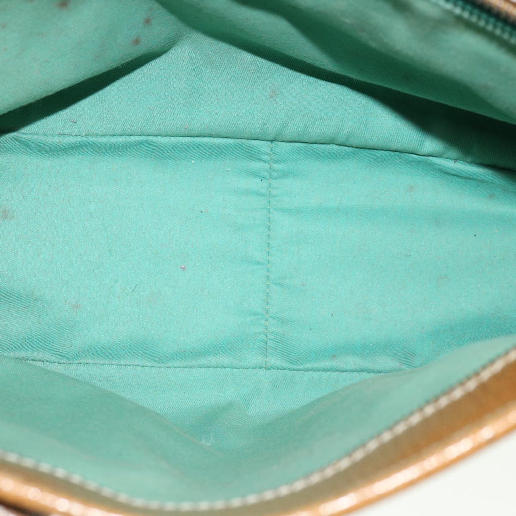 GUCCI GG Canvas Tote Bag Light Blue Brown 113011 ki2206