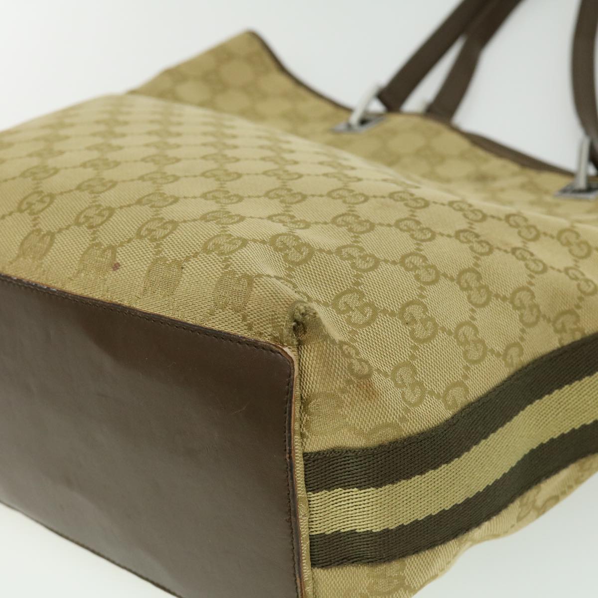 GUCCI GG Canvas Tote Bag Beige 312433444 ki2268