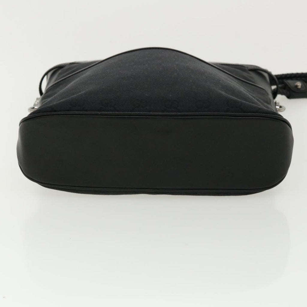 GUCCI GG Canvas Shoulder Bag Black 1090972128 ki2297