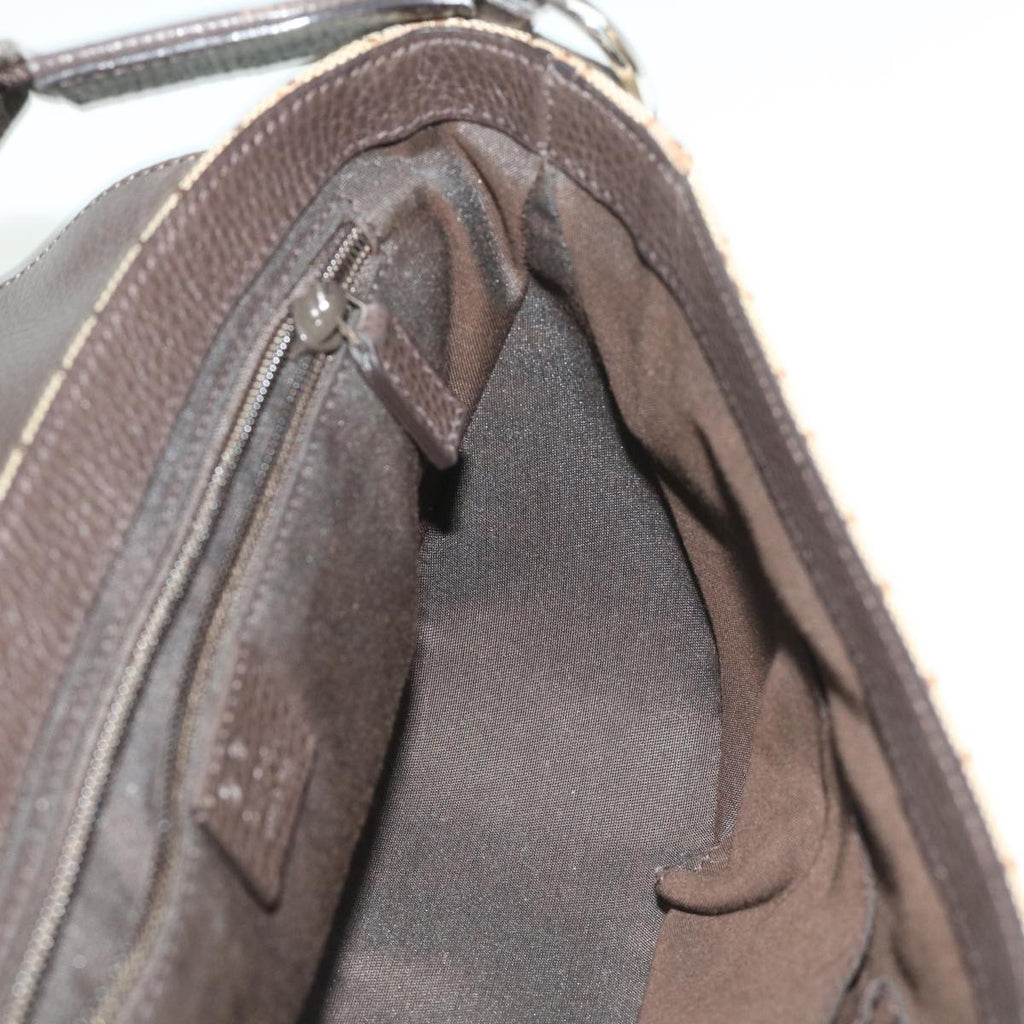 GUCCI GG Canvas Shoulder Bag Brown 449172493075 ki2329