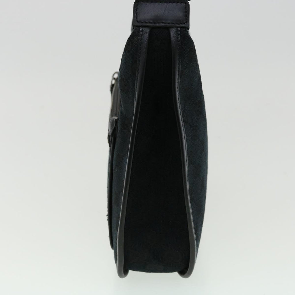 GUCCI GG Canvas Shoulder Bag Black 00141981705 ki2330