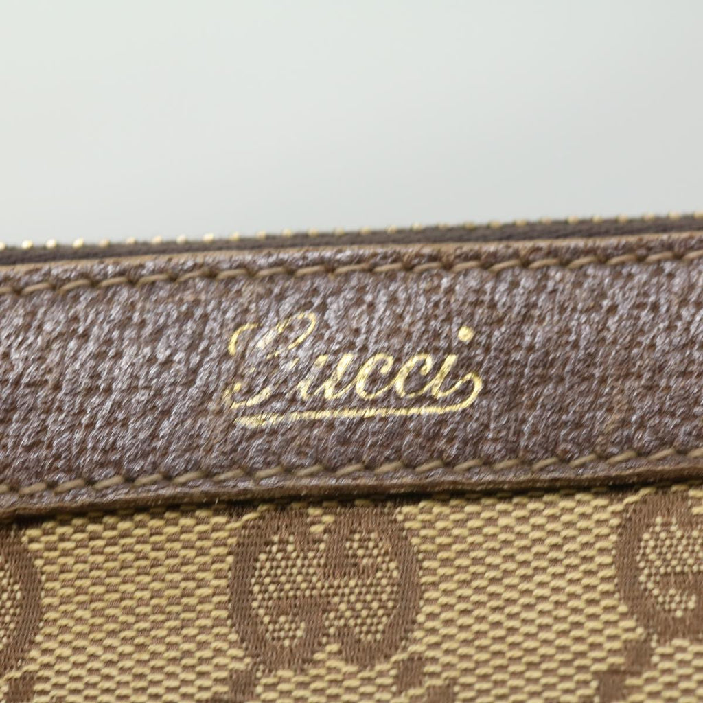 GUCCI GG Canvas Hand Bag Beige ki2336