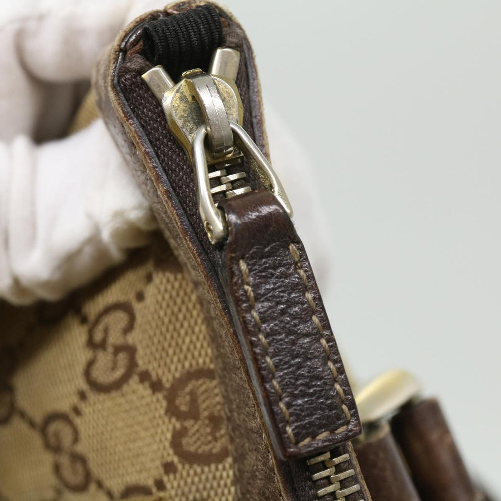 GUCCI GG Canvas Hand Bag Beige ki2336