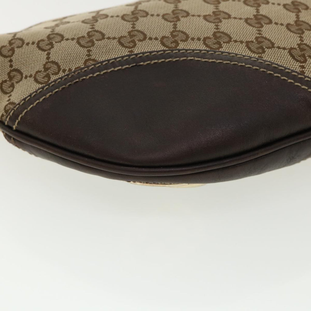 GUCCI GG Canvas Shoulder Bag Beige ki2368