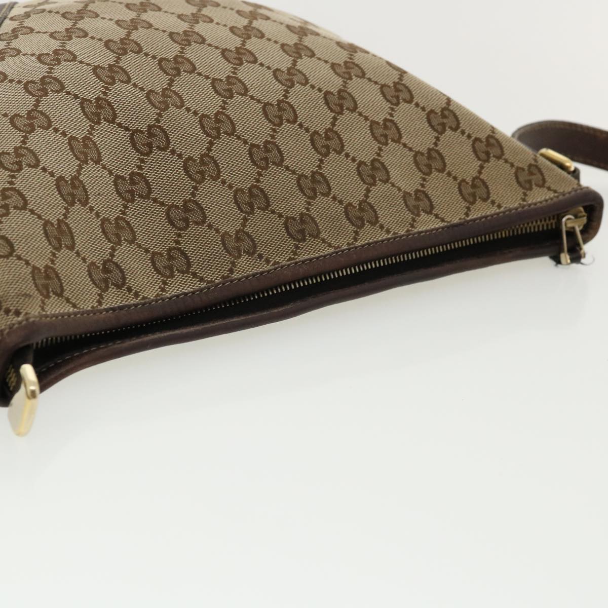 GUCCI GG Canvas Shoulder Bag Beige ki2368