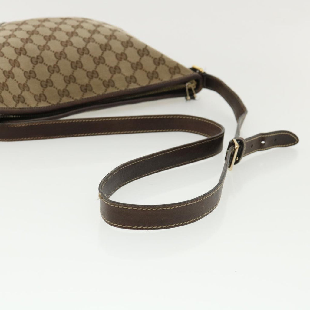 GUCCI GG Canvas Shoulder Bag Beige ki2368
