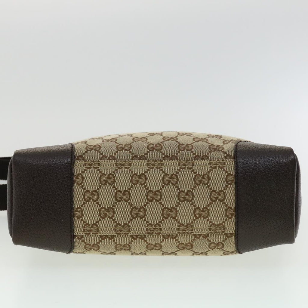 GUCCI GG Canvas Shoulder Bag Beige ki2371