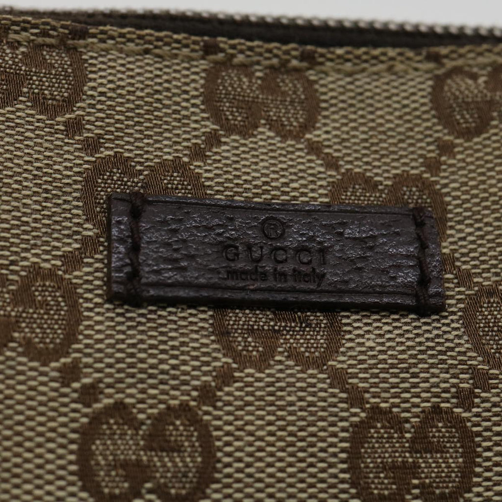GUCCI GG Canvas Shoulder Bag Beige ki2371