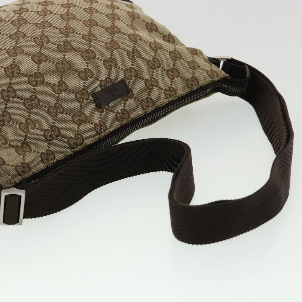 GUCCI GG Canvas Shoulder Bag Beige ki2371