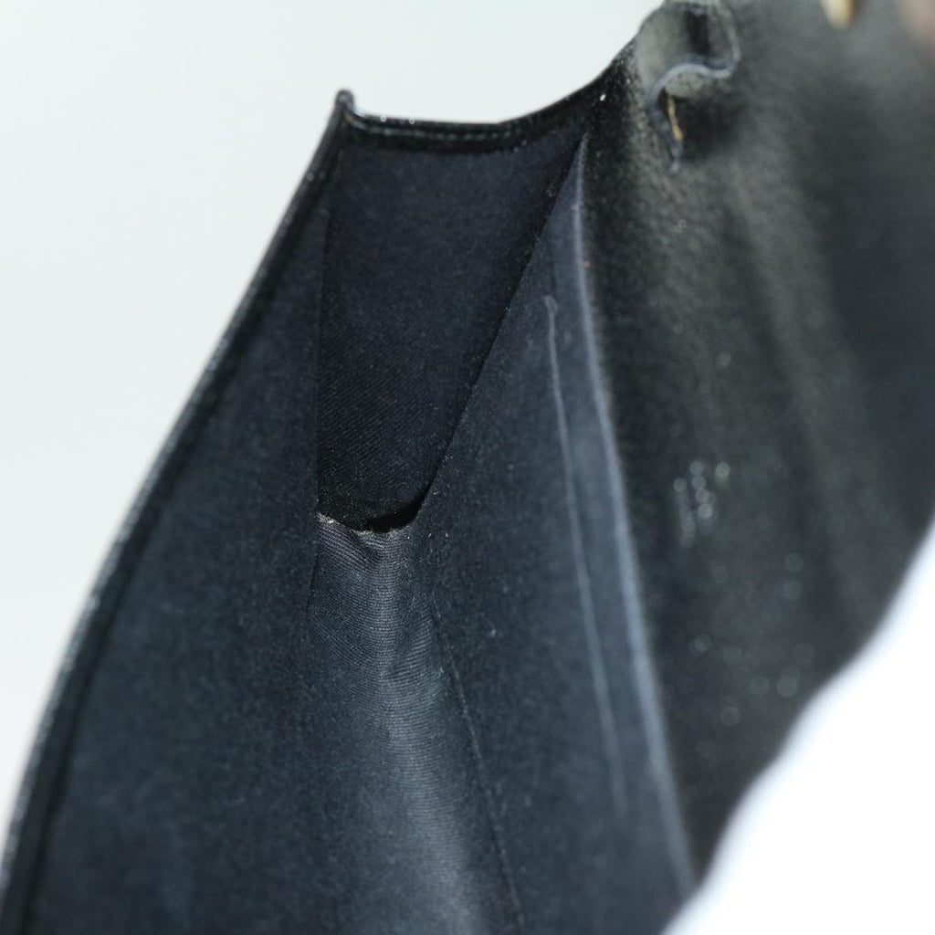 GUCCI GG Canvas Bamboo Shoulder Bag Black ki2375