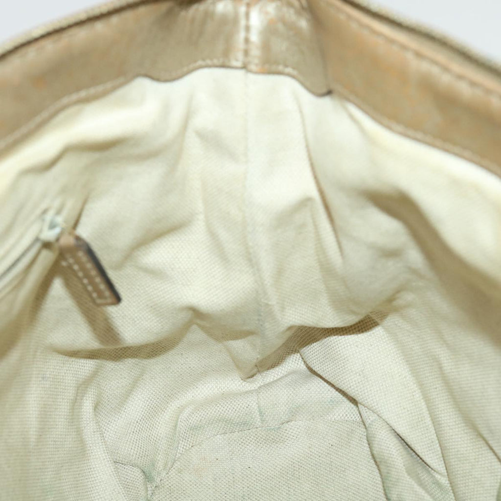 GUCCI GG Canvas Shoulder Bag 2way Beige ki2405