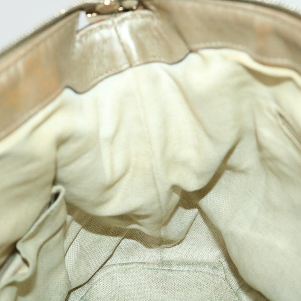 GUCCI GG Canvas Shoulder Bag 2way Beige ki2405