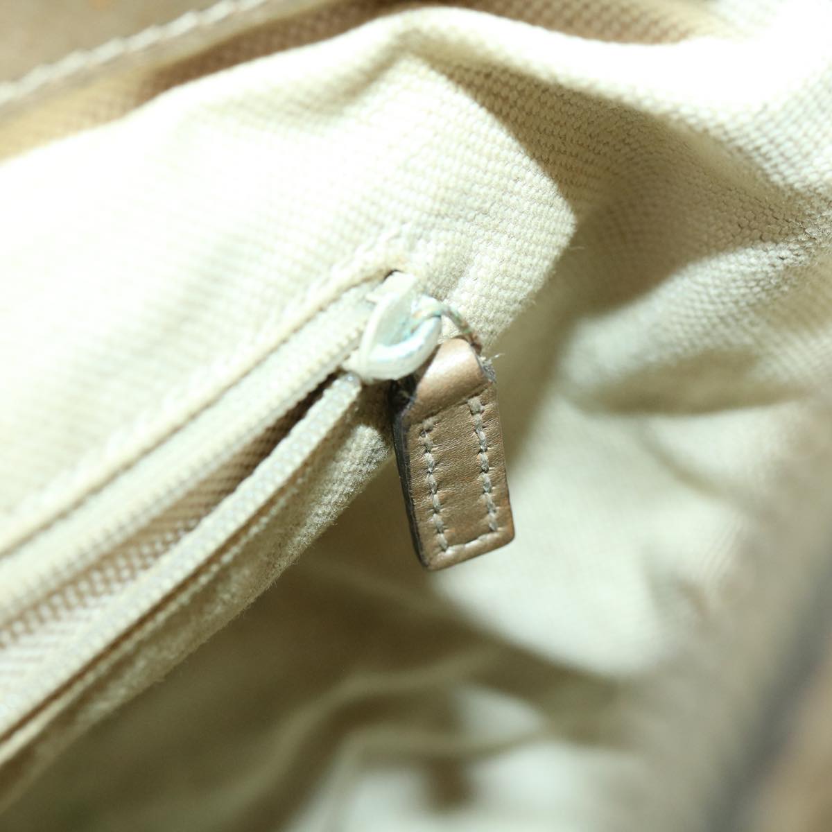 GUCCI GG Canvas Shoulder Bag 2way Beige ki2405
