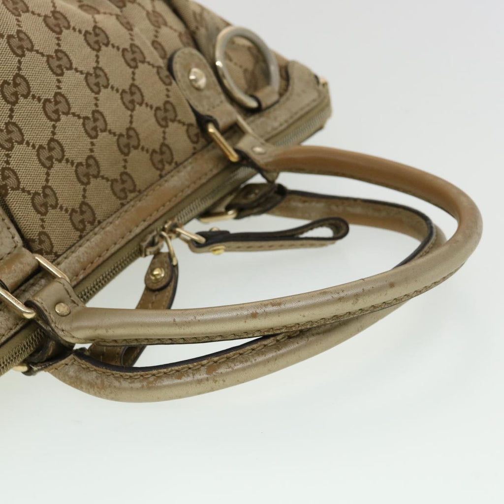 GUCCI GG Canvas Shoulder Bag 2way Beige ki2405