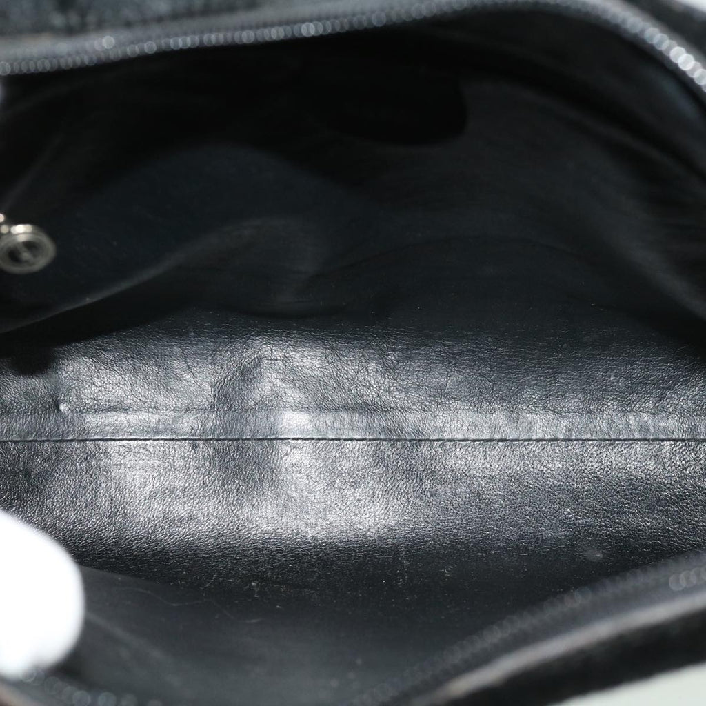 GUCCI Shoulder Bag Unborn Calf Skin Black ki2406