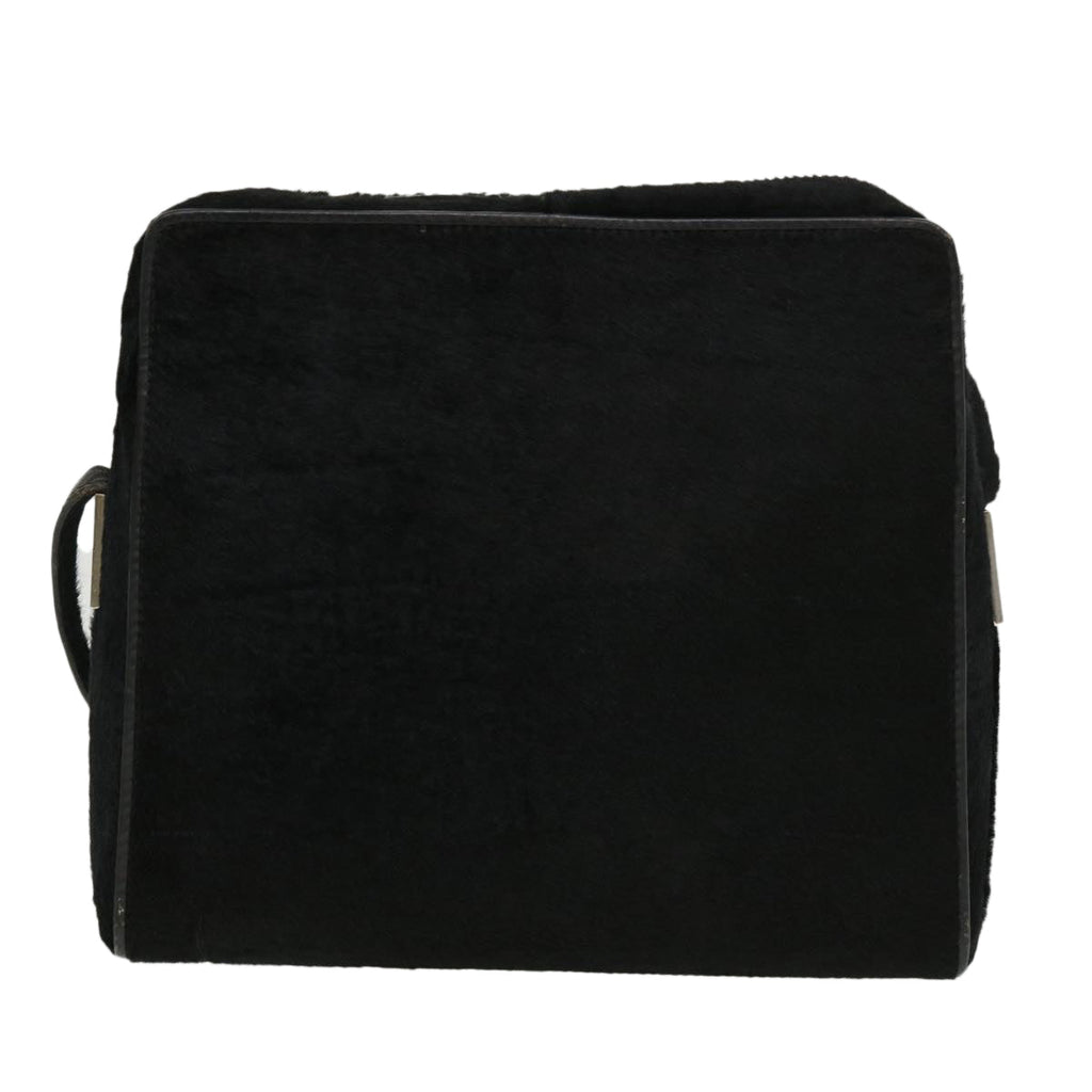 GUCCI Shoulder Bag Unborn Calf Skin Black ki2406