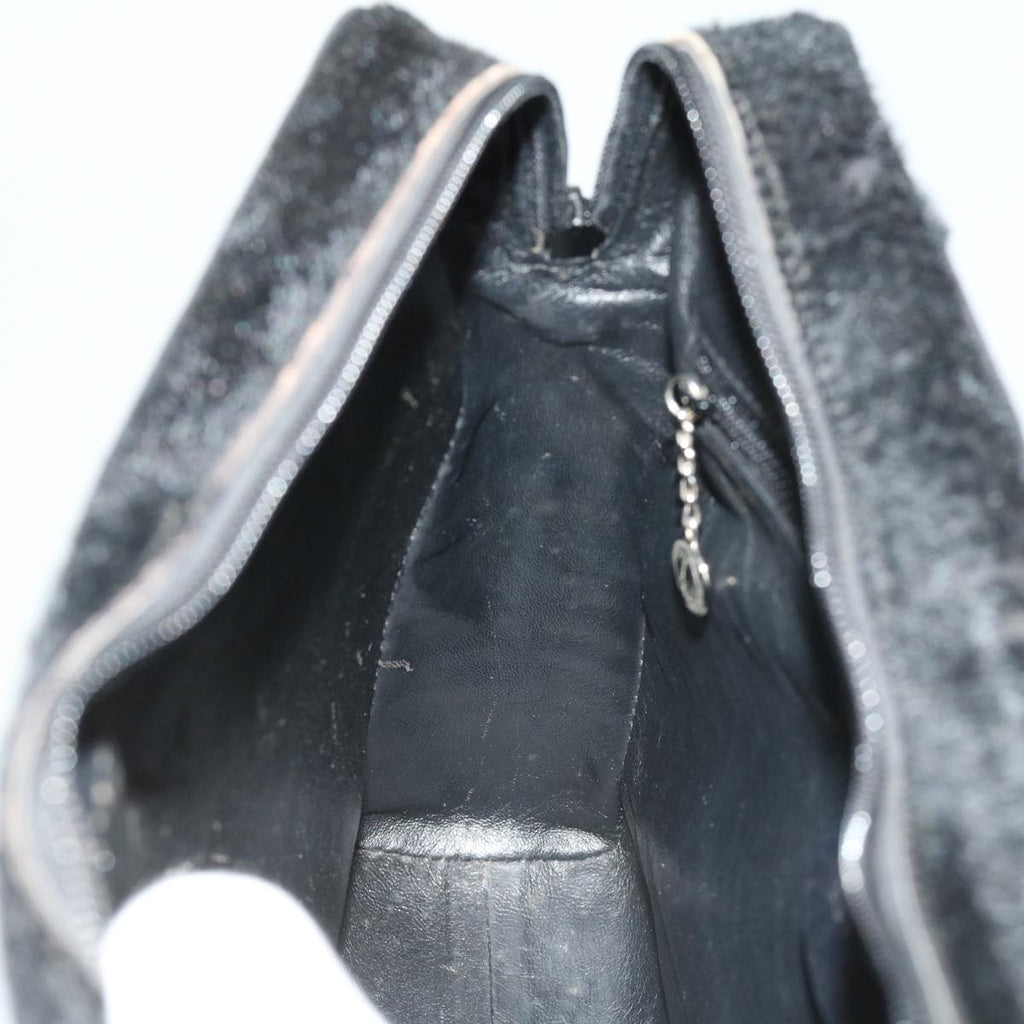 GUCCI Shoulder Bag Unborn Calf Skin Black ki2406