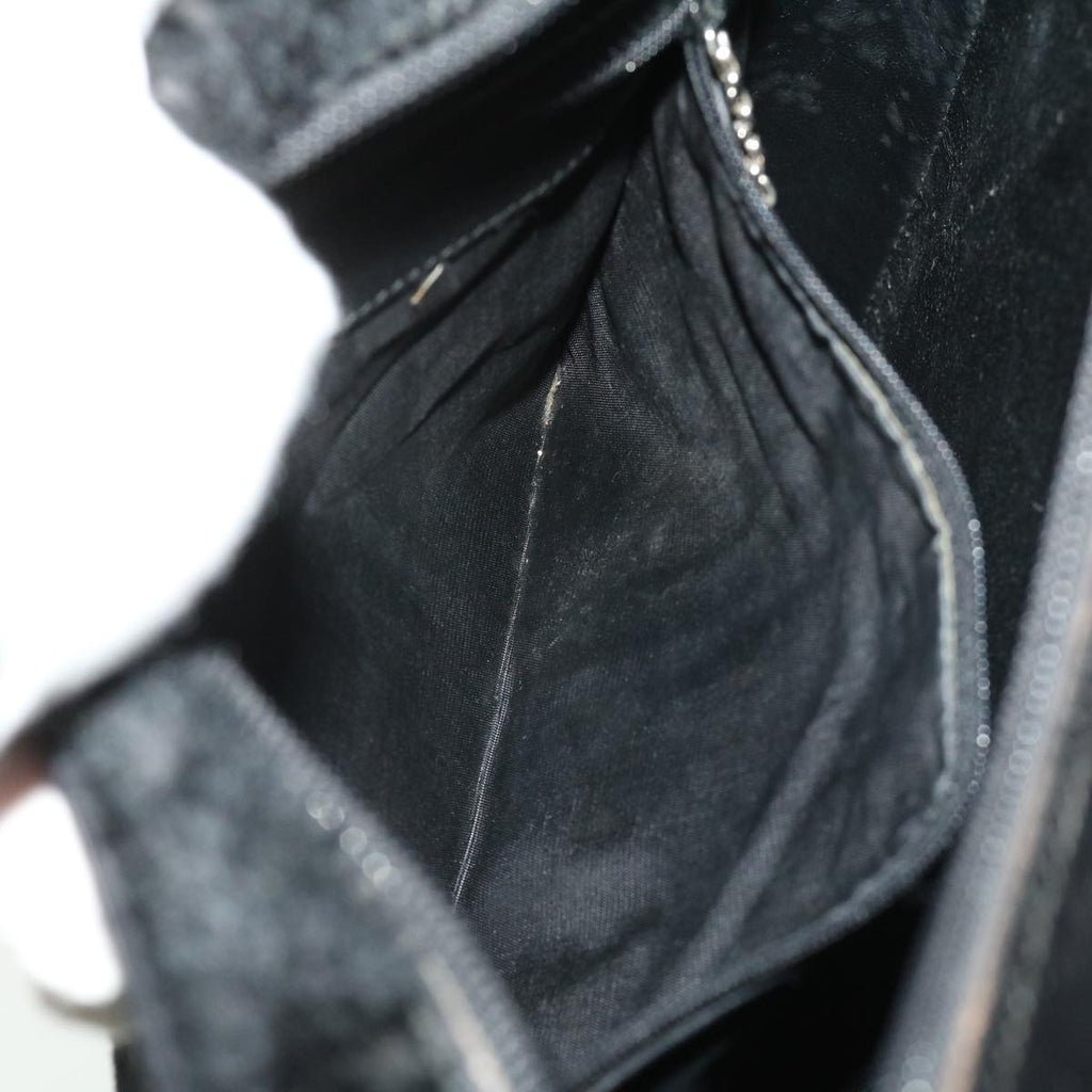 GUCCI Shoulder Bag Unborn Calf Skin Black ki2406