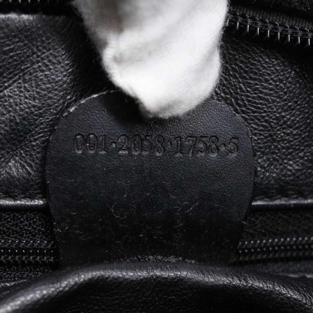 GUCCI Shoulder Bag Unborn Calf Skin Black ki2406