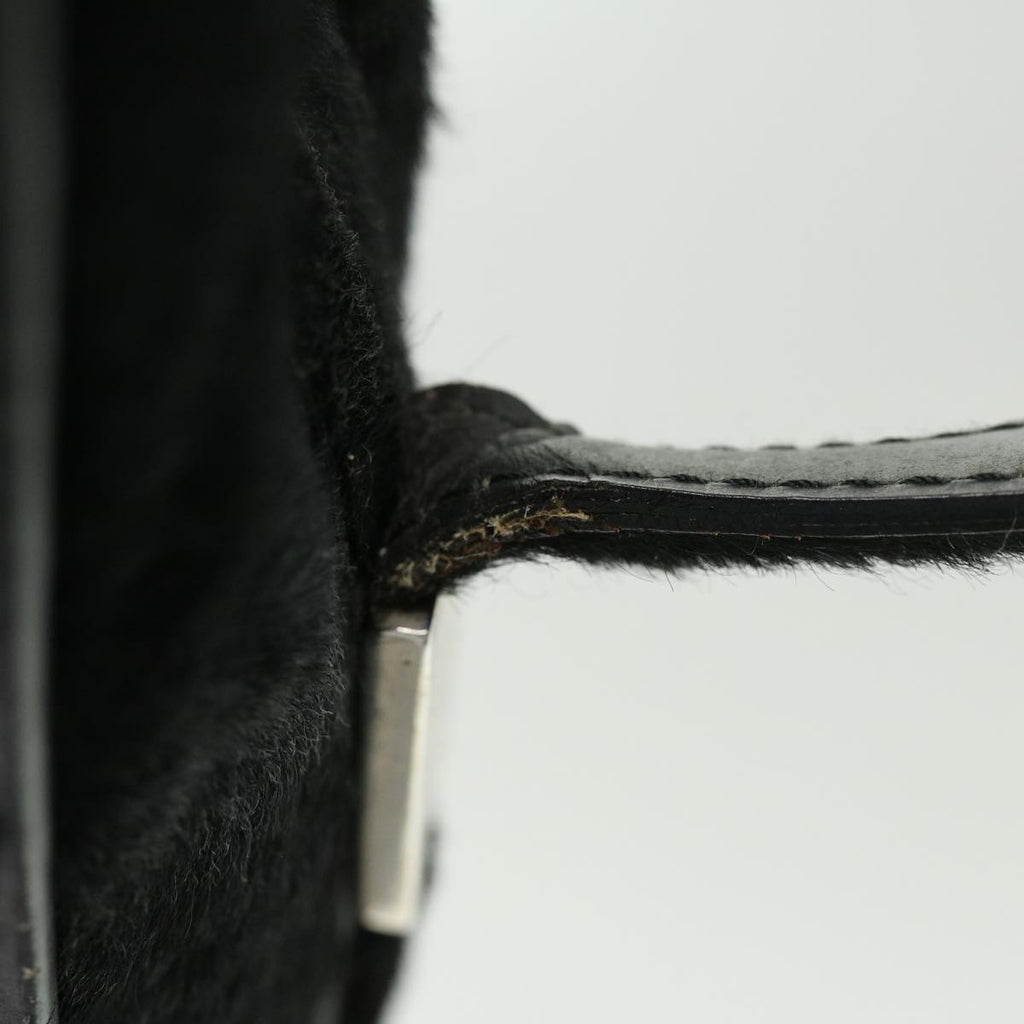 GUCCI Shoulder Bag Unborn Calf Skin Black ki2406