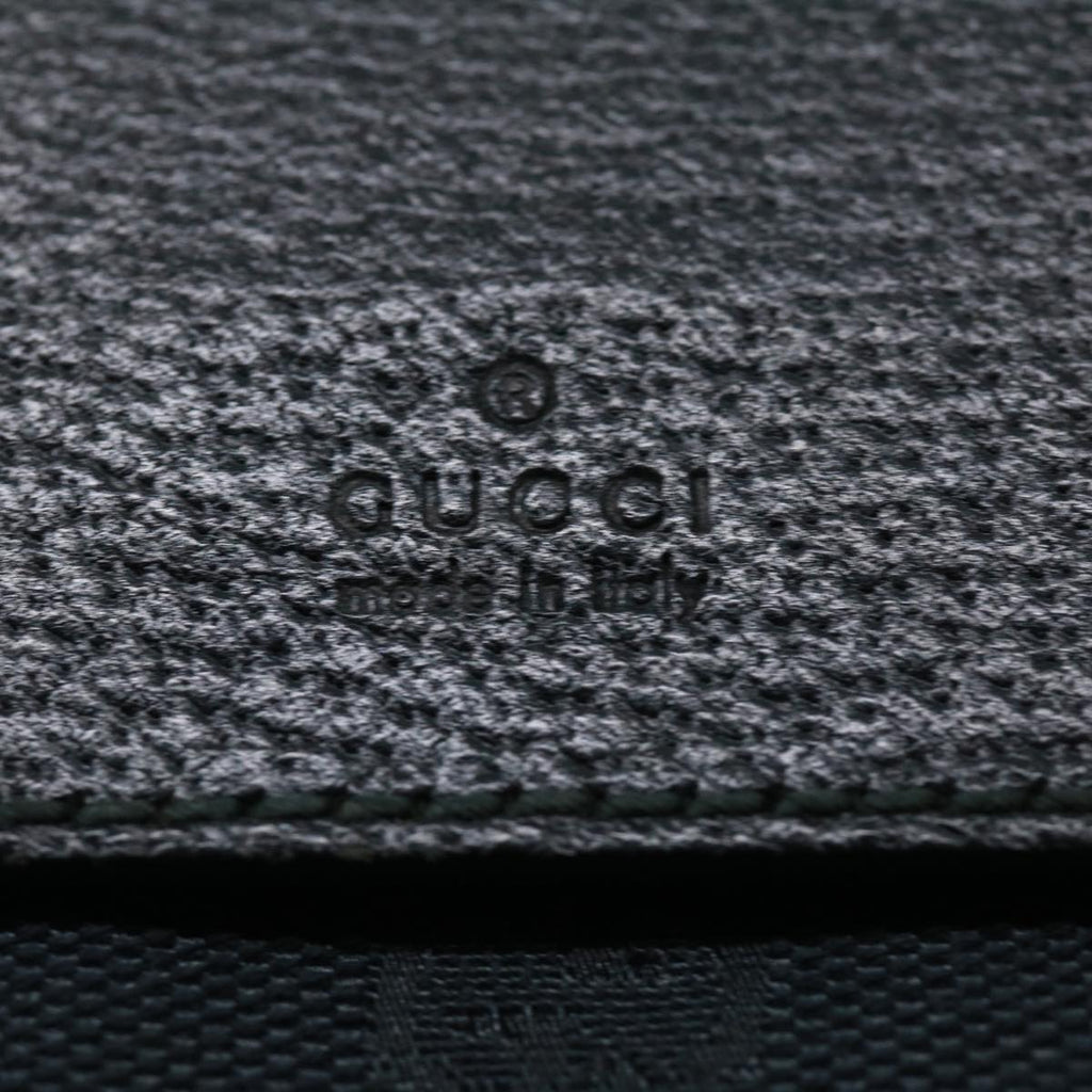 GUCCI GG Canvas Shoulder Bag Black ki2481