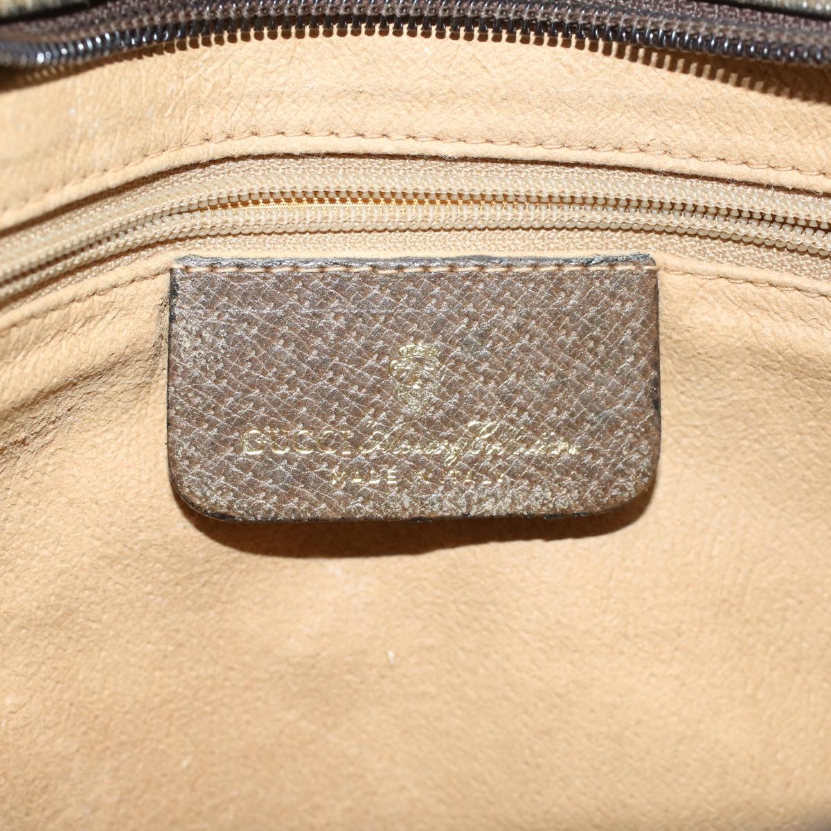 GUCCI GG Canvas Web Sherry Line Shoulder Bag Beige Red Green ki2512