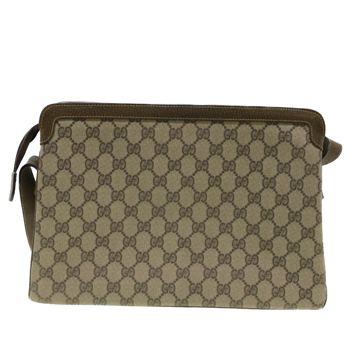 GUCCI GG Canvas Web Sherry Line Shoulder Bag Beige Red Green ki2512