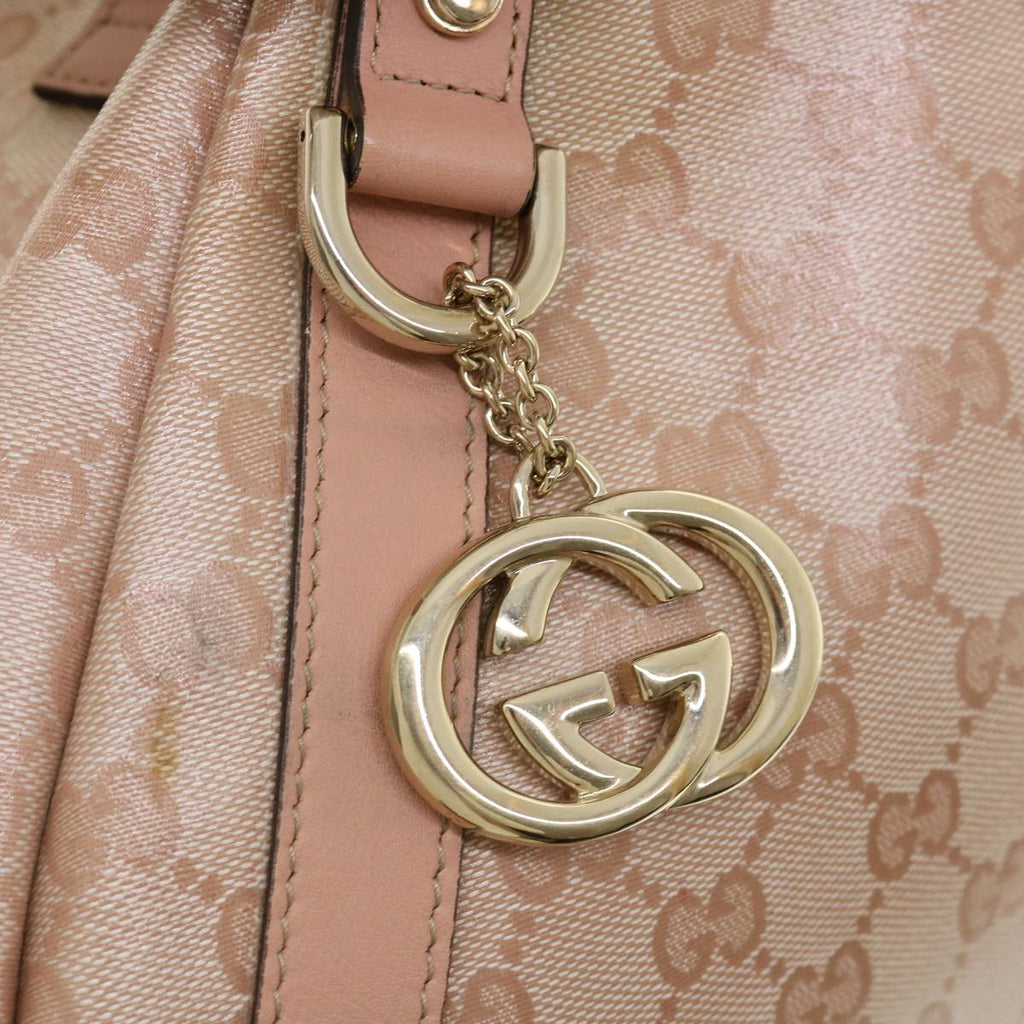 GUCCI Abby GG Crystal Tote Bag Pink ki2519