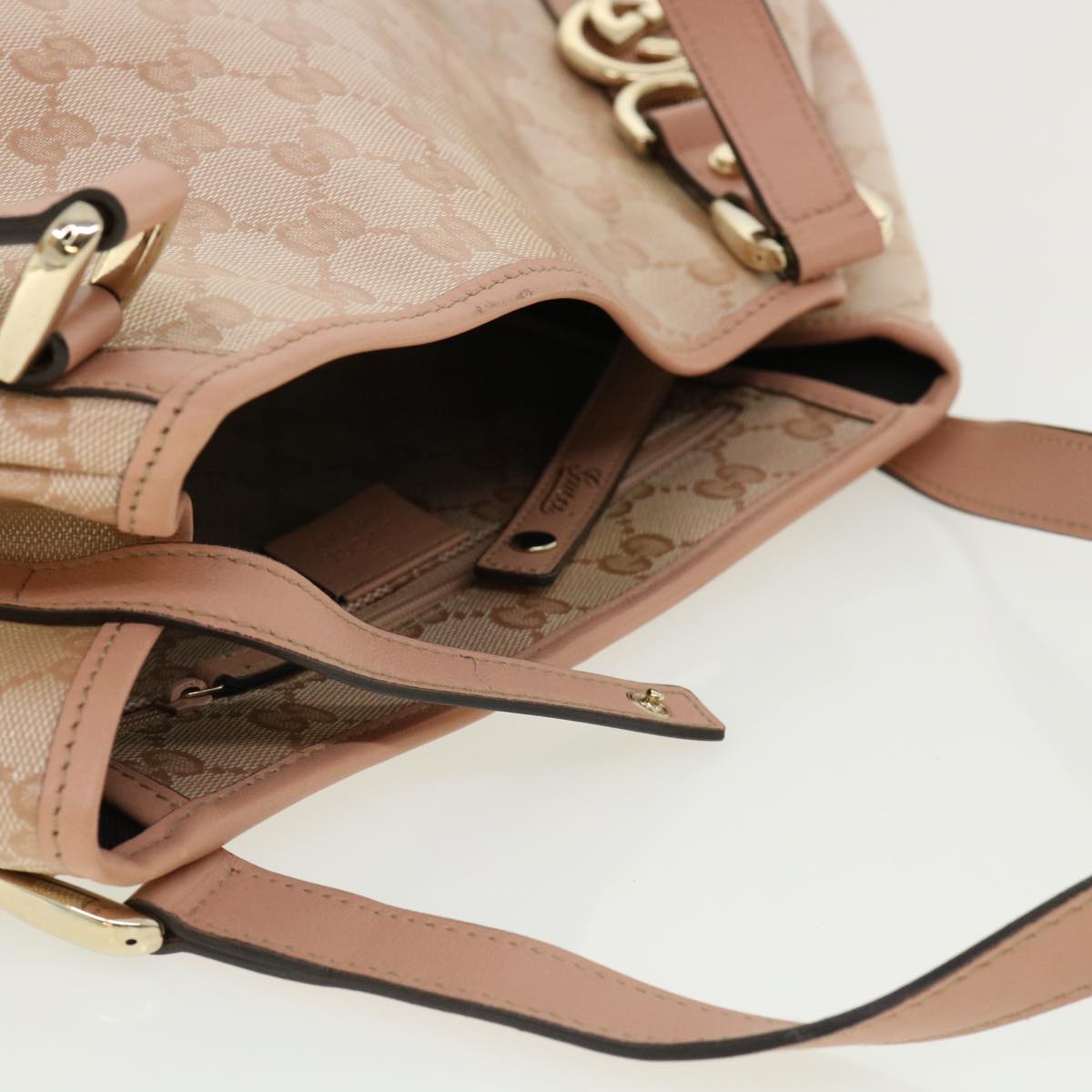 GUCCI Abby GG Crystal Tote Bag Pink ki2519