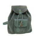 GUCCI Backpack Suede Light Blue ki2563