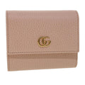 GUCCI GG Marmont Wallet Leather Pink 546584 ki2633