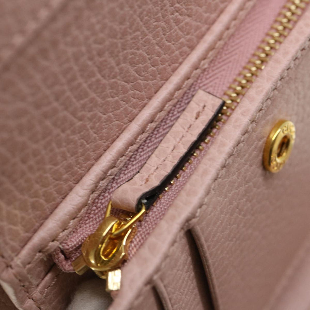 GUCCI GG Marmont Wallet Leather Pink 546584 ki2633